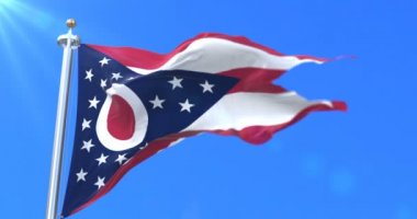 Ohio state, Amerika Birleşik Devletleri - bölgenin bayrağı döngü
