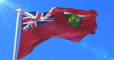 Ontario, Kanada eyaleti - Kanada bölgesi bayrağı döngü