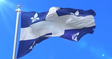 Quebec, Kanada eyaleti - Kanada bölgesi bayrağı döngü