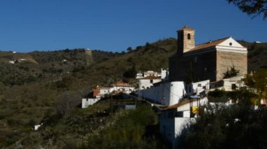 Benaque, İspanyol şair, Salvador Rueda, yerel kasabasında güneşli bir gün