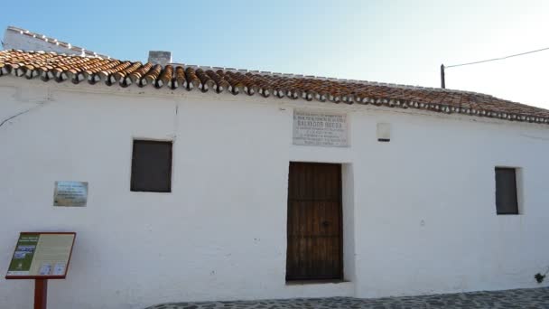 Casa Natal Del Poeta Español Salvador Rueda Benaque — Vídeo de stock