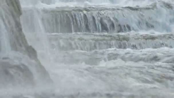 Říční Voda Běží Zrození Řeka — Stock video