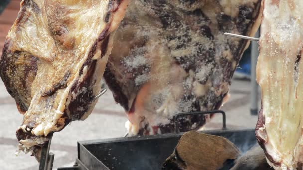 쇠고기 갈비뼈에 Gaucho — 비디오