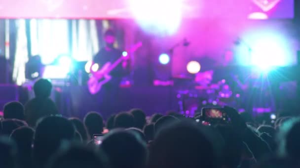 Public Foule Dans Spectacle Concert Pop Live — Video