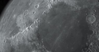 Ay yüzeyinde dönen Mare Serenitatis, 3D görüntüleme