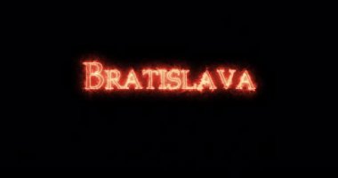 Ateşle yazılmış Bratislava. Döngü