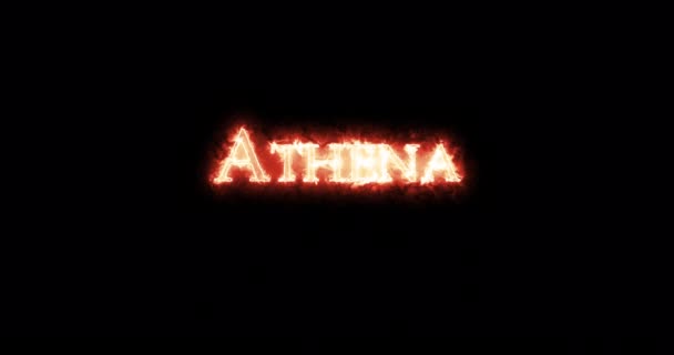 Athena Written Fire Loop — 비디오