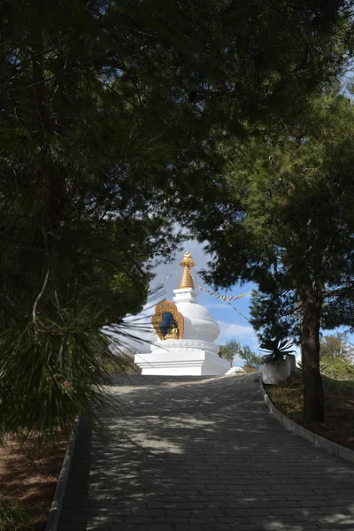 Stupa Kalachakra Karma Guen Velez Málaga Espanha — Fotografia de Stock