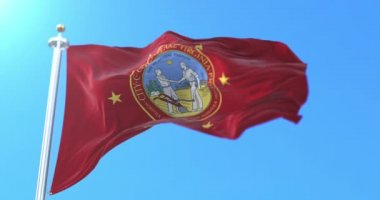 Birleşik Devletler Virginia eyaletindeki Chesapeake şehrinin bayrağı.