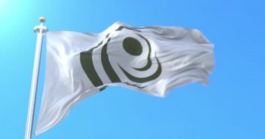 Gilbert şehrinin bayrağı, Arizona eyaleti, Birleşik Devletler - döngü