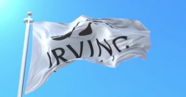Irving şehri bayrağı, Teksas eyaleti, Birleşik Devletler - döngü