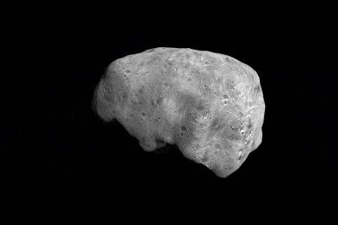 Epimetheus dış uzayda yörüngede. 3d hazırlayıcı