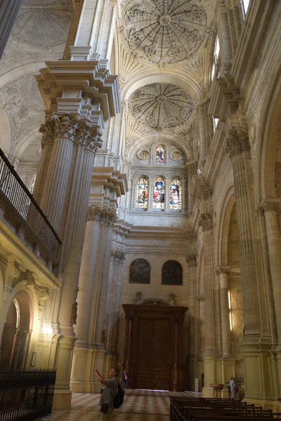 Interior Catedral Encarnación Málaga Málaga España — Foto de Stock
