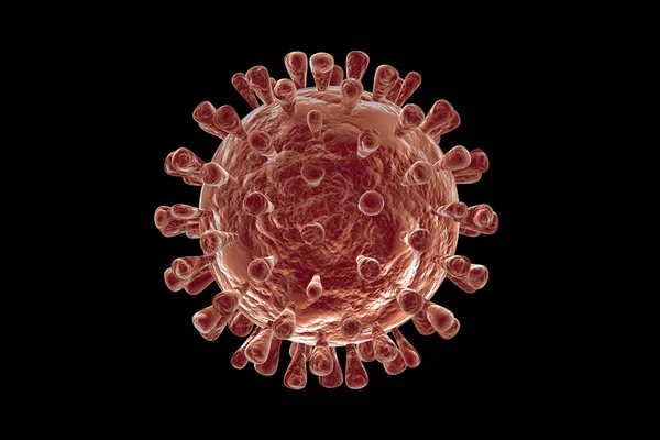 Cząsteczka Coronavirus Covid — Zdjęcie stockowe