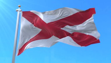 Alabama bayrağı, Amerika Birleşik Devletleri bölgesi.