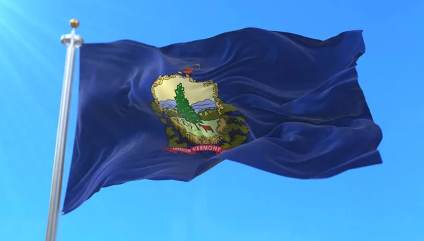 Bandera Vermont State Region United States — Foto de Stock