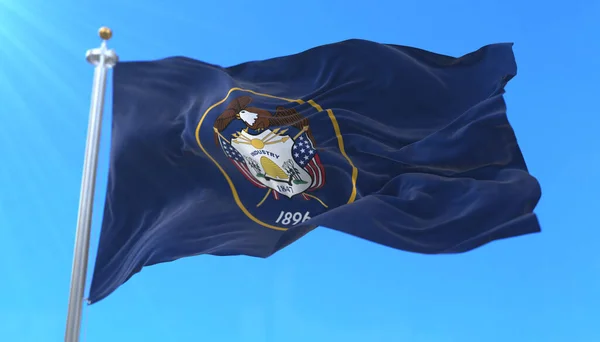 ユタ州 米国の領域の旗 — ストック写真