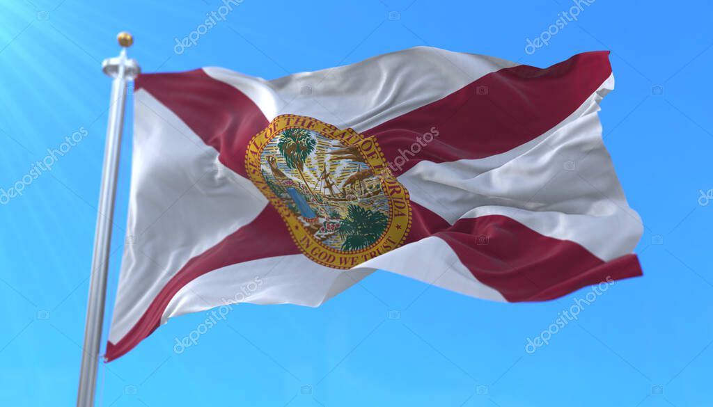 Flag of Florida state, United States