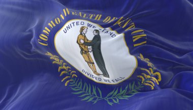 Amerika Birleşik Devletleri 'nin Kentucky bayrağı.