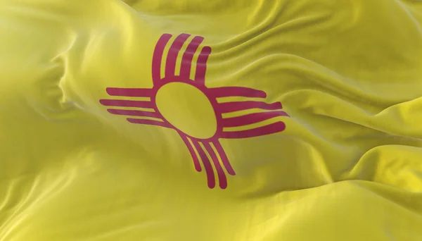 Flag American State New Mexico Region United States — Stock Photo, Image