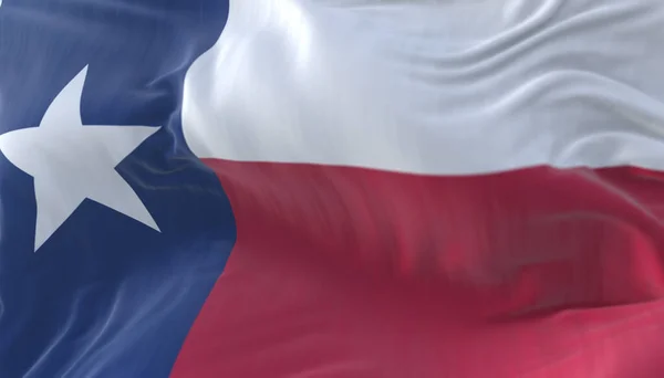 Flag of american state of Texas, region of the United States