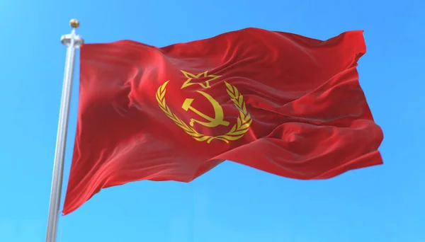 Urss Cccp Soviet Union Flag Waving — Stock Photo, Image
