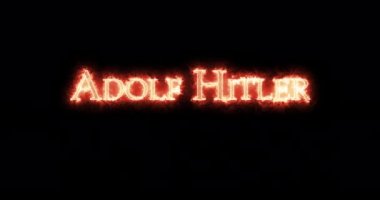 Adolf Hitler yazdı, ateşle. Döngü