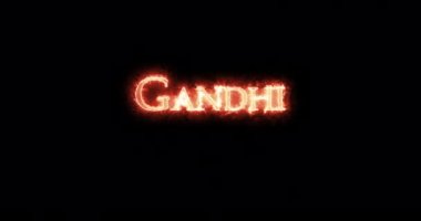 Gandi ateşle yazıldı. Döngü