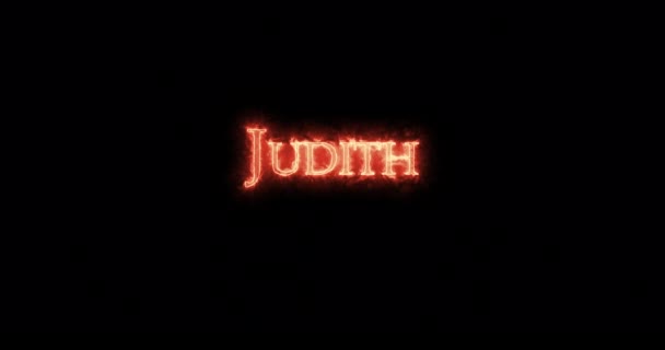 Judith Scris Foc Bucla — Videoclip de stoc