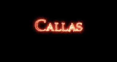 Ateşle yazılmış Callas. Döngü