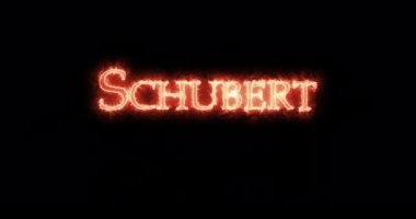 Schubert ateşle yazılmış. Döngü