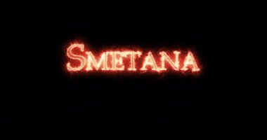 Smetana ateşle yazıldı. Döngü