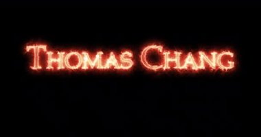 Thomas Chang ateşle yazılmış. Döngü