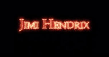 Ateşle yazılmış Jimi Hendrix. Döngü