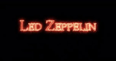 Led Zeppelin ateşle yazılmış. Döngü