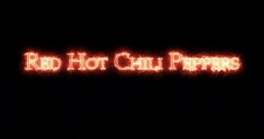 Ateşle yazılmış Red Hot Chili Peppers. Döngü