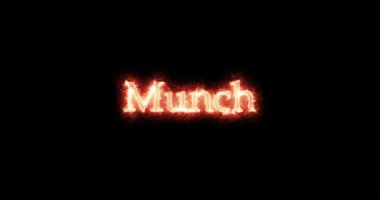Munch ateşle yazılmış. Döngü