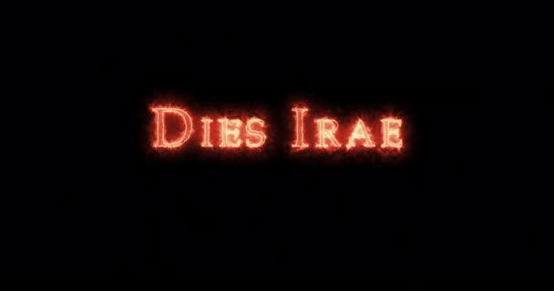 Ateşle Yazılmış Irak Öldü Döngü — Stok video