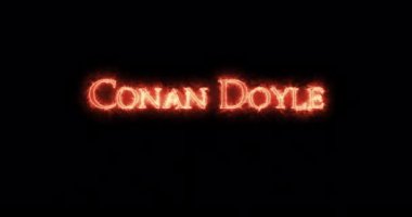 Conan Doyle ateşle yazılmış. Döngü