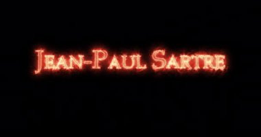Jean-Paul Sartre ateşle yazıldı. Döngü