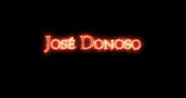 Jose Donoso ateşle yazmış. Döngü