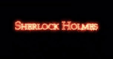 Sherlock Holmes ateşle yazılmış. Döngü
