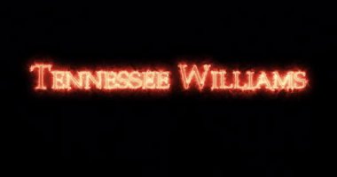 Tennessee Williams ateşle yazılmış. Döngü