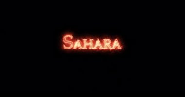 Sahara ateşle yazıldı. Döngü
