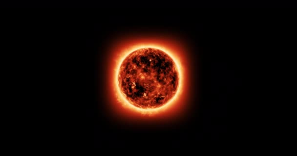 Atmosfera Bruciore Solare Sole — Video Stock