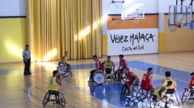 Tekerlekli sandalye basketbolu müsabakası