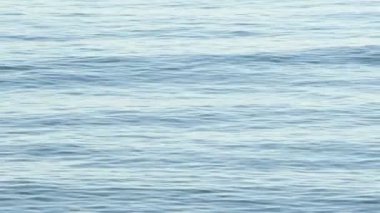 Denizde mavi deniz dalgaları