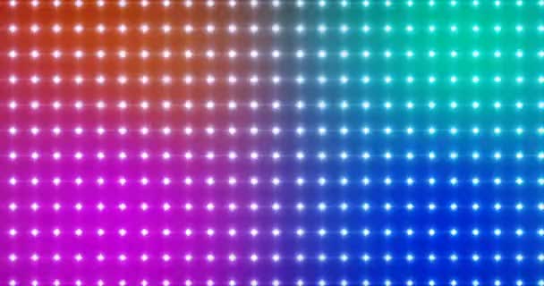 Couleurs Lumières Mur Clignotant Boucle — Video