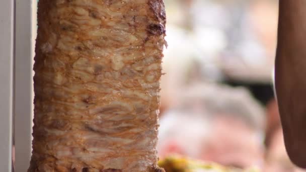 Reducción Los Gyros Doner Kebab — Vídeo de stock