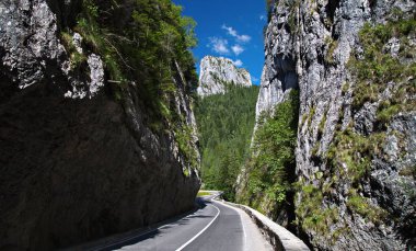 Spectacular mountain passage in Transylvania clipart